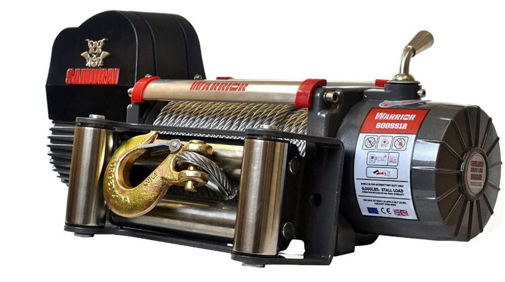 DK2 Samurai Winch Planetary Gear 8000lb with Steel Cable – S8000