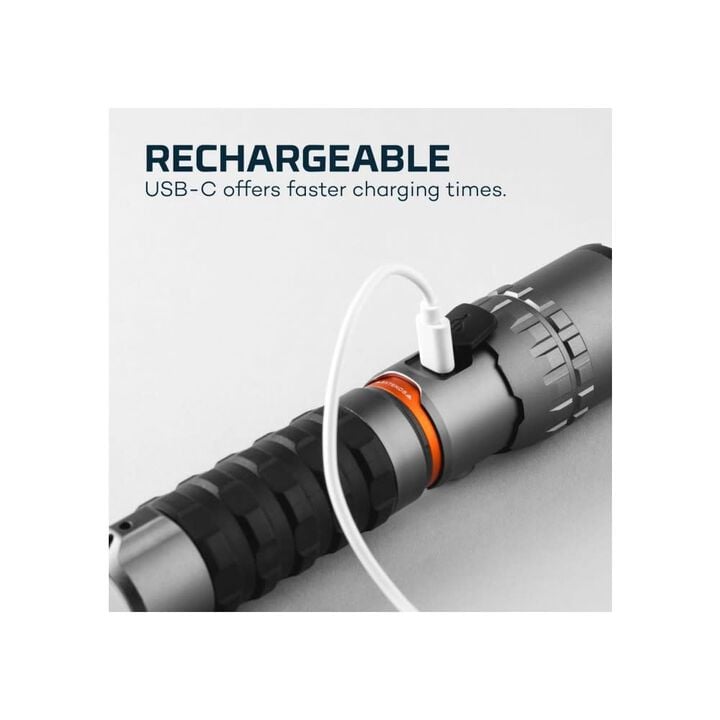 Nebo Handheld Flashlight 2000 Lumens USB-C Rechargeable LED, large image number 3