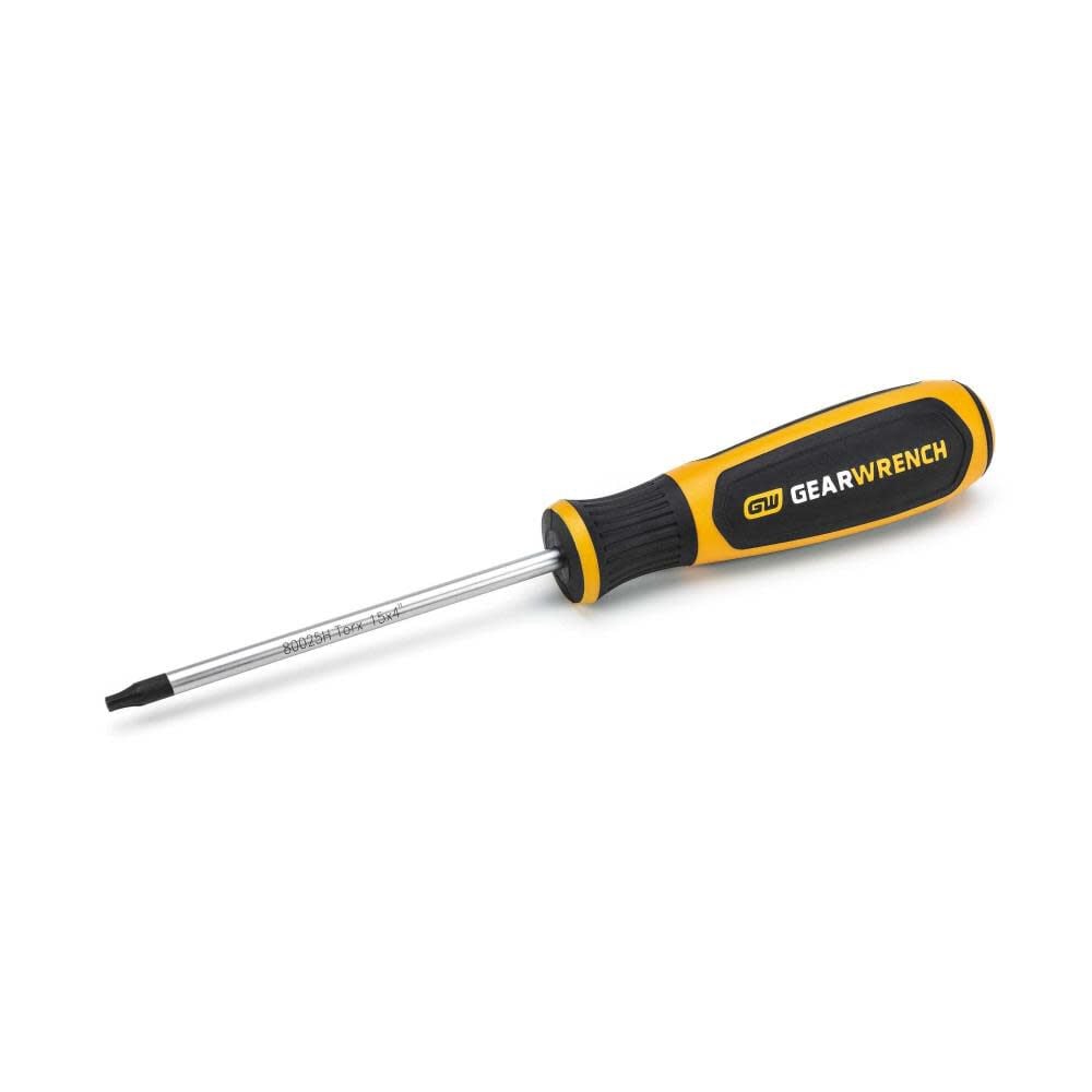 GEARWRENCH T15 x 4inch Torx Dual Material Screwdriver, large image number 1