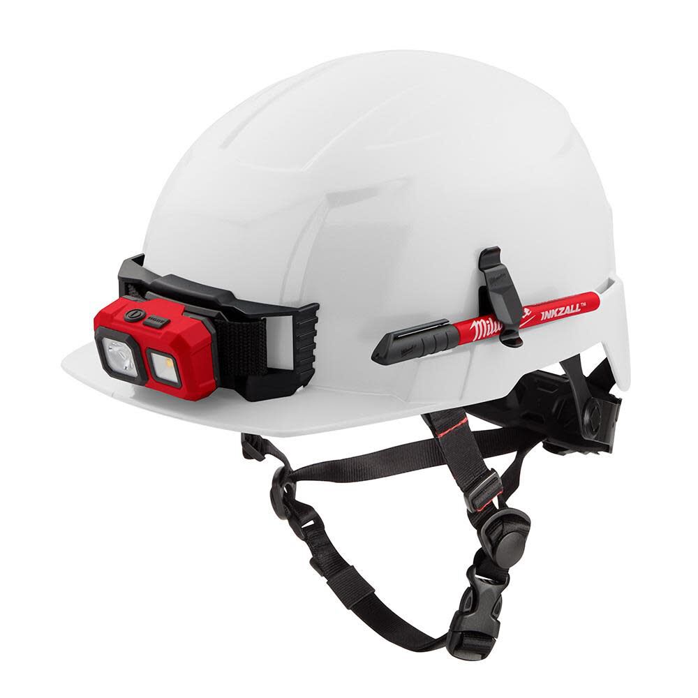 Milwaukee BOLT Blue Front Brim Helmet Class E & USB Cooling Fan Bundle, large image number 7