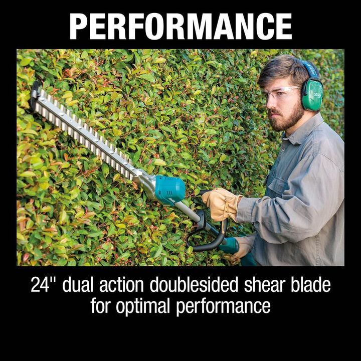 Makita 18V LXT Lithium-Ion Brushless Cordless 24in Pole Hedge Trimmer Kit (5.0Ah), large image number 2
