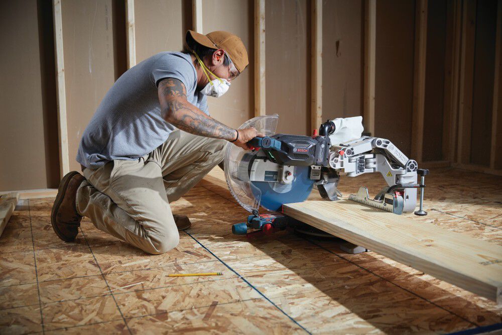 Bosch 18V 12 Inch Dual-Bevel Miter Saw Kit - Reconditioned, large image number 20