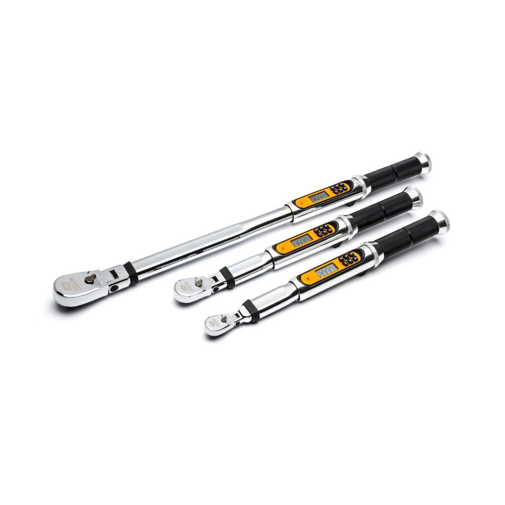 GEARWRENCH 120XP 3/8 Inch Drive Flex Head Electronic Torque Wrench with Angle, large image number 2