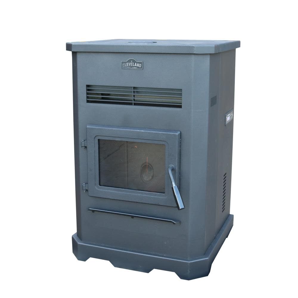 Cleveland Iron Works No.205 Large EPA Approved High-Efficiency Pellet Stove  with Smart Home Technology Heats 2500 Sq Ft Area F500205 from Cleveland  Iron Works - Acme Tools