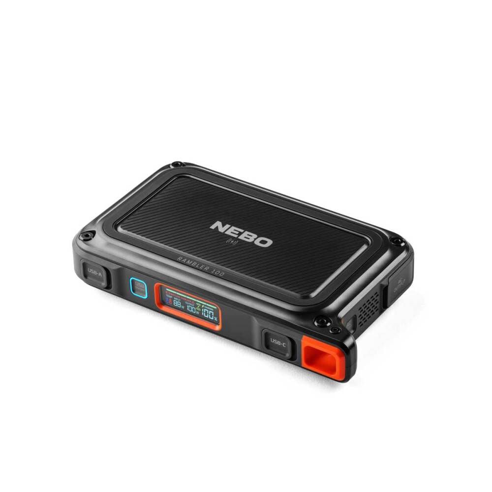 Nebo Rambler 120 Watt Lithium-Ion Battery Solar Portable Power Station, large image number 1