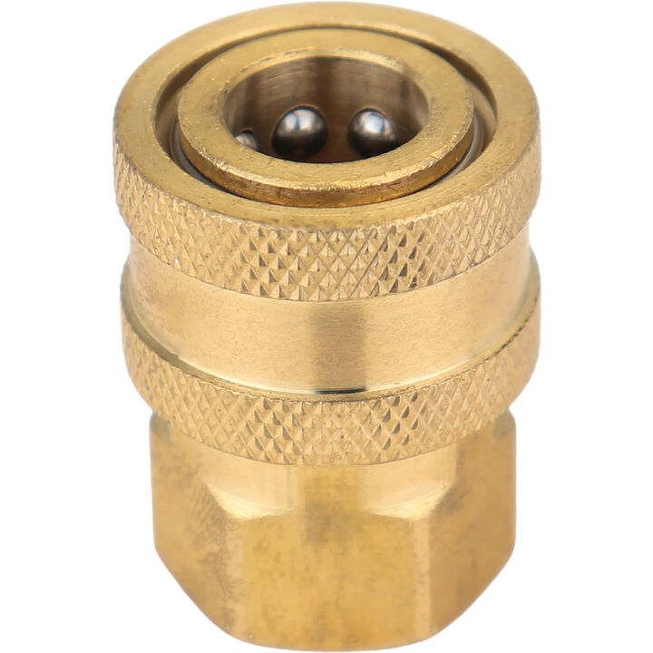 Milton 1/4 Inch Female Straight Thru Quick Coupler, large image number 2