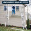 Werner Type IA Fiberglass D-Rung Extension Ladder with V-Rung and Werner LevelSafe Pro Leveler, small image number 2