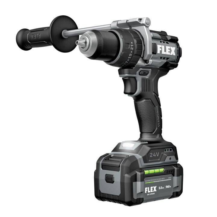 FLEX 1/2 Inch 2-Speed Hammer Drill with Turbo Mode Kit, large image number 1