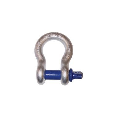 Peerless Chain Forged Alloy Screw Pin Anchor Shackle, 1in, 25000lbs