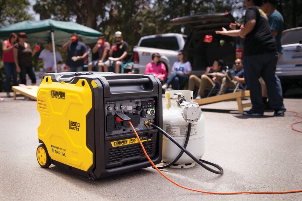 Champion Power Equipment 6500-Watt Wireless Remote Start Tri Fuel 49 State RV Ready Portable Inverter Generator with StartLINK, large image number 15