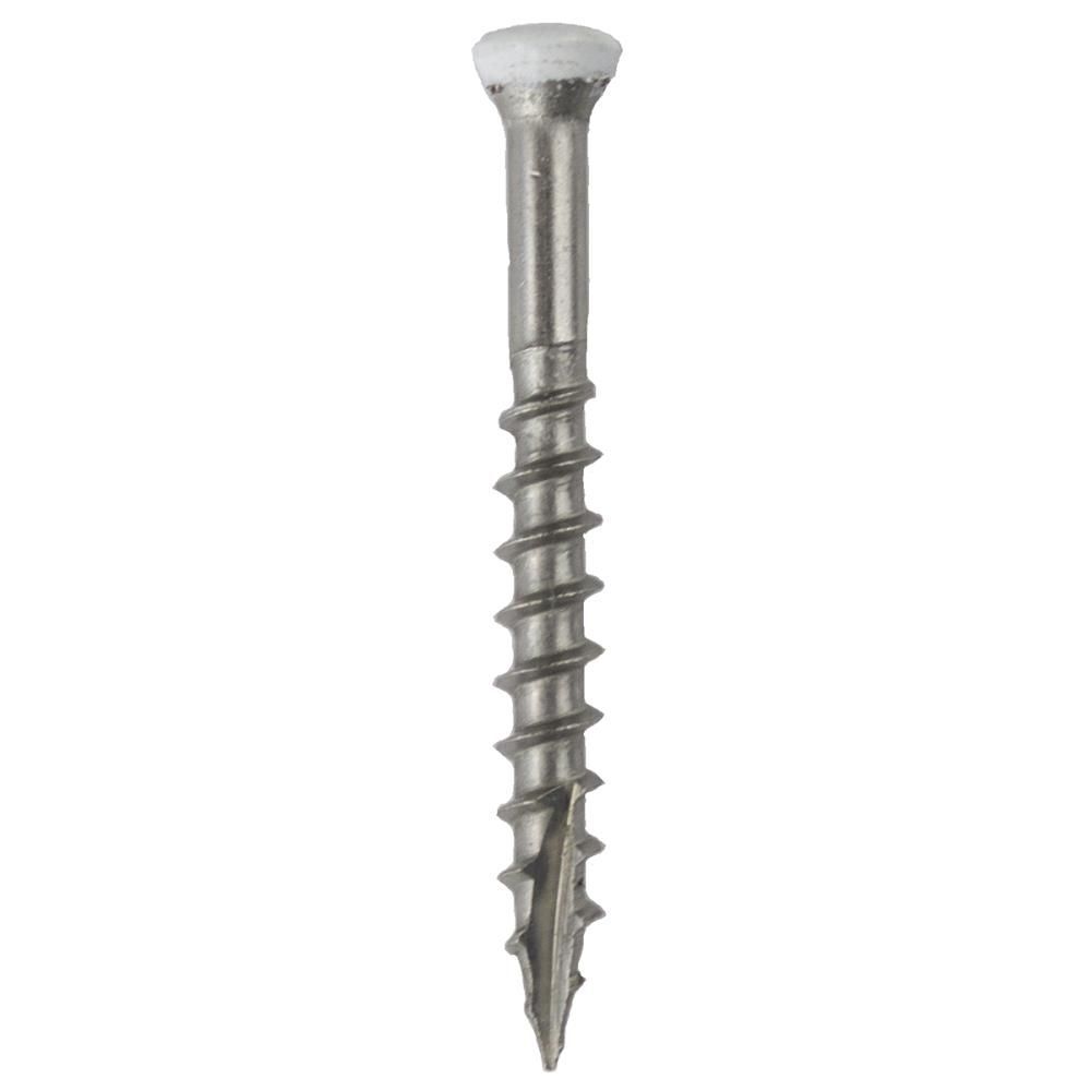 Grip Rite 1-Lb Box #7 x 1.625-in Countersinking-Head Stainless Steel Star-Drive Deck Screws, large image number 2