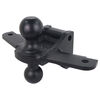 Shocker Hitch 14K 2 1/2 Inch Max Black Air Receiver Hitch & Black Combo Sway Bar Tab Ball Mount 2 Inch & 2 5/16 Inch Hitch Balls, small image number 5