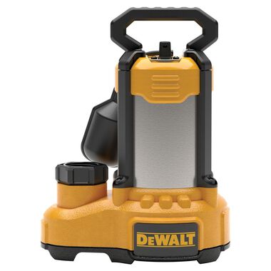 DEWALT 1 HP Stainless Steel/Cast Iron Submersible Sump Pump, large image number 6