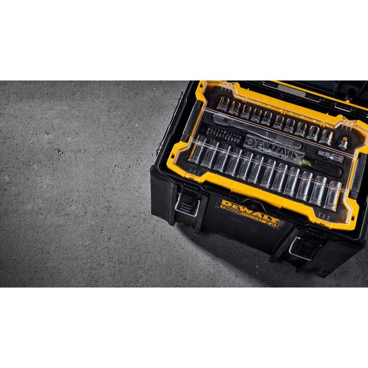 DEWALT Promotional TOUGHSYSTEM Mechanics Tool Set 3/8 Inch 1/2 Inch Drive 85 Piece, large image number 8