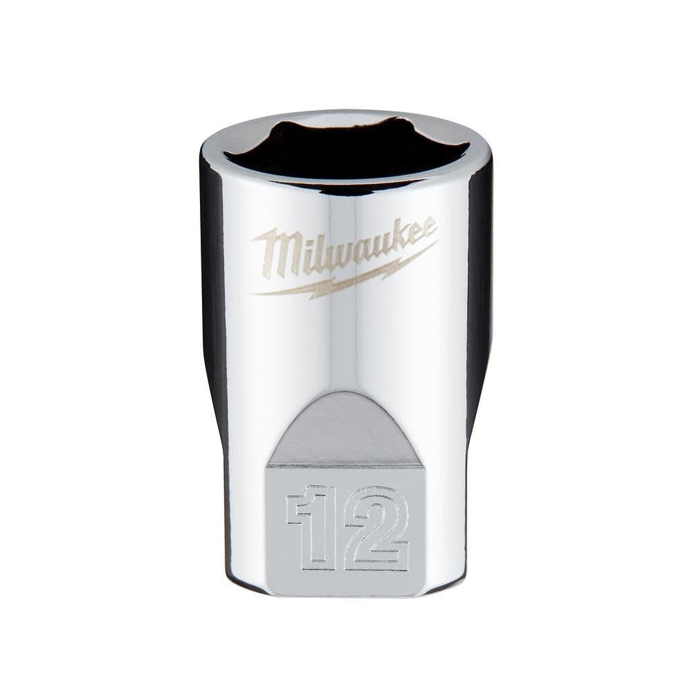 Milwaukee 1/4 in. Drive 12mm Metric 6-Point Socket, large image number 1