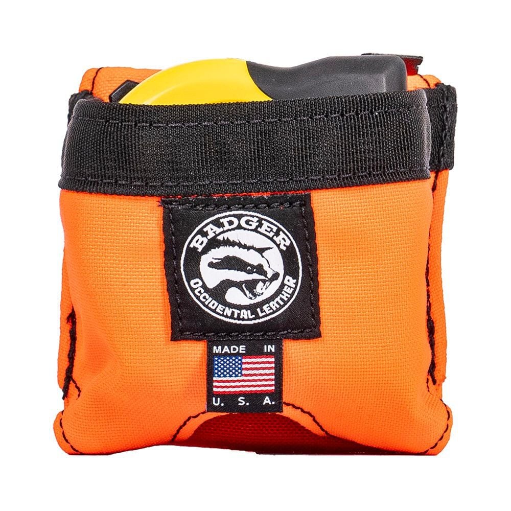 Badger Tool Belts Tape Holster, Hi Vis Orange - 453554