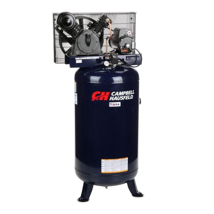 Campbell Hausfeld 80 Gallon Vertical Two Stage Stationary Electric Air Compressor, large image number 1