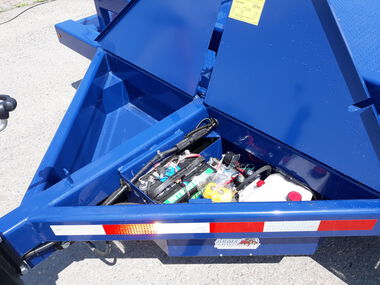 Air-Tow Trailers 14 Ft. Drop Deck Flatbed Trailer 75 Inch Deck Width - 12000# Capacity, large image number 9