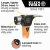 Klein Tools Lineman's Claw End Milled Face Hammer Large 26oz Head, small image number 2