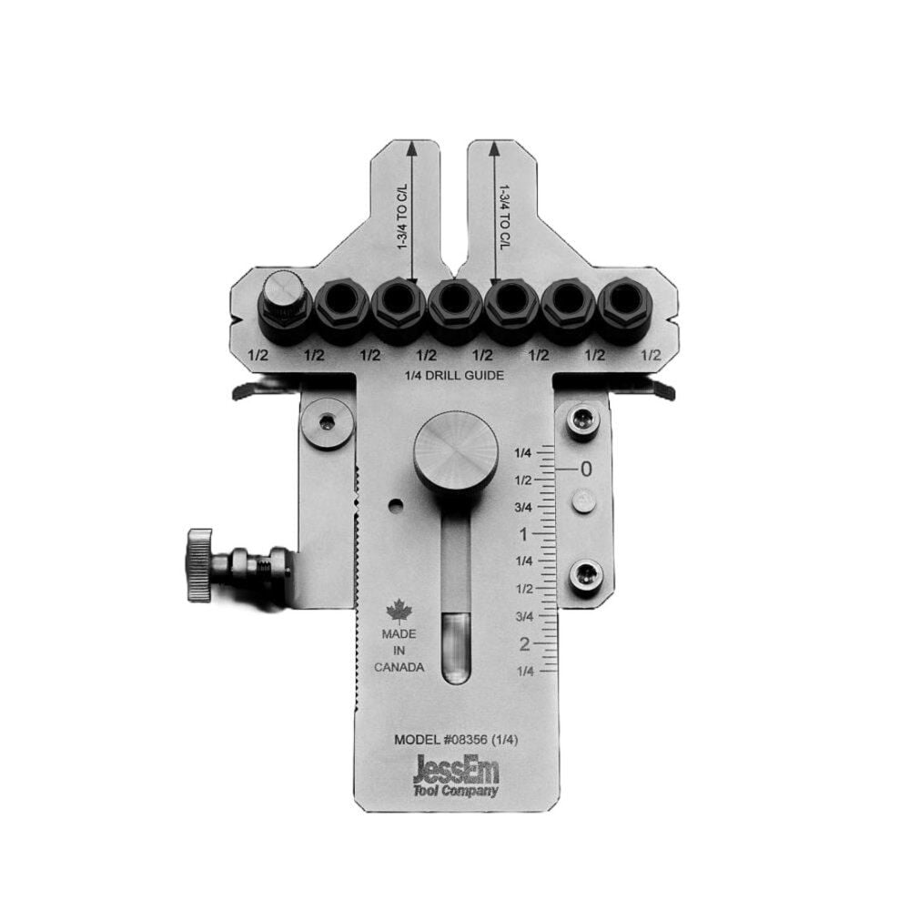 JessEm 1/4 Inch Stainless Steel Dowelling Jig – 08356
