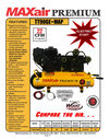 MAXair 10 Gallon Twin Tank Air Compressor, small image number 2