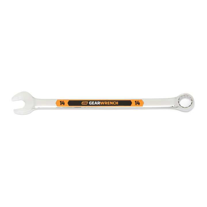 GEARWRENCH 14mm 12 Point Hi-Viz Long Pattern Combination Wrench, large image number 0