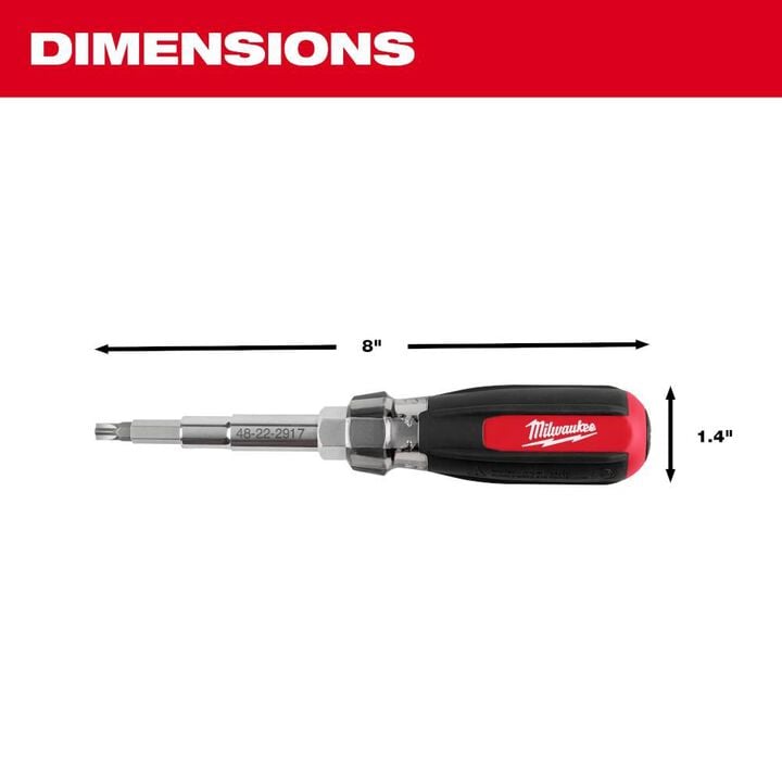 Milwaukee 13-in-1 Magnetic Multi-Bit Screwdriver, large image number 3