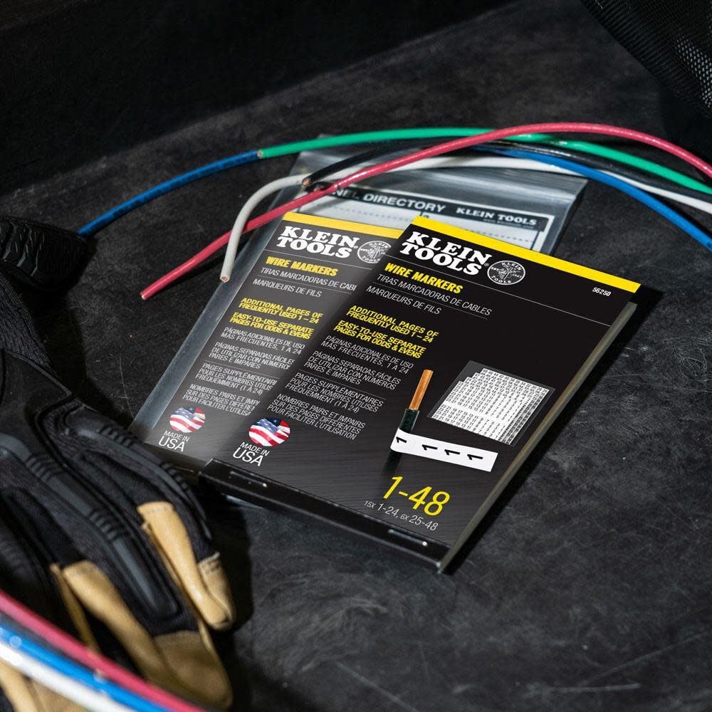Klein Tools Wire Marker Book 1-48 56250 - Acme Tools