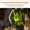 Ergodyne 3132 Barcode Scanner Lanyard Harness Large Black, small image number 2