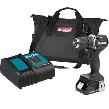 Makita 18V LXT Driver Drill 1/2in Lithium Ion Sub Compact Kit, large image number 1