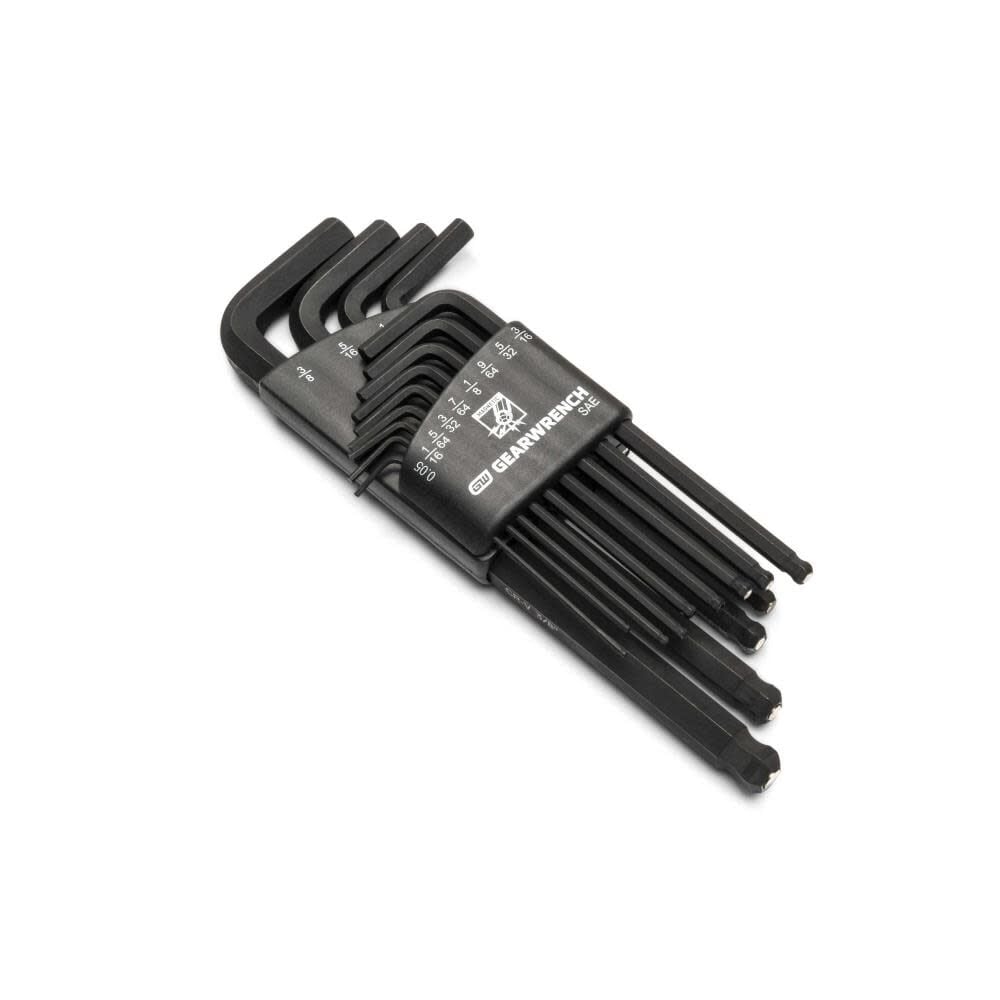 GEARWRENCH SAE Hex Key Set Magnetic Long Ball End 13pc, large image number 3