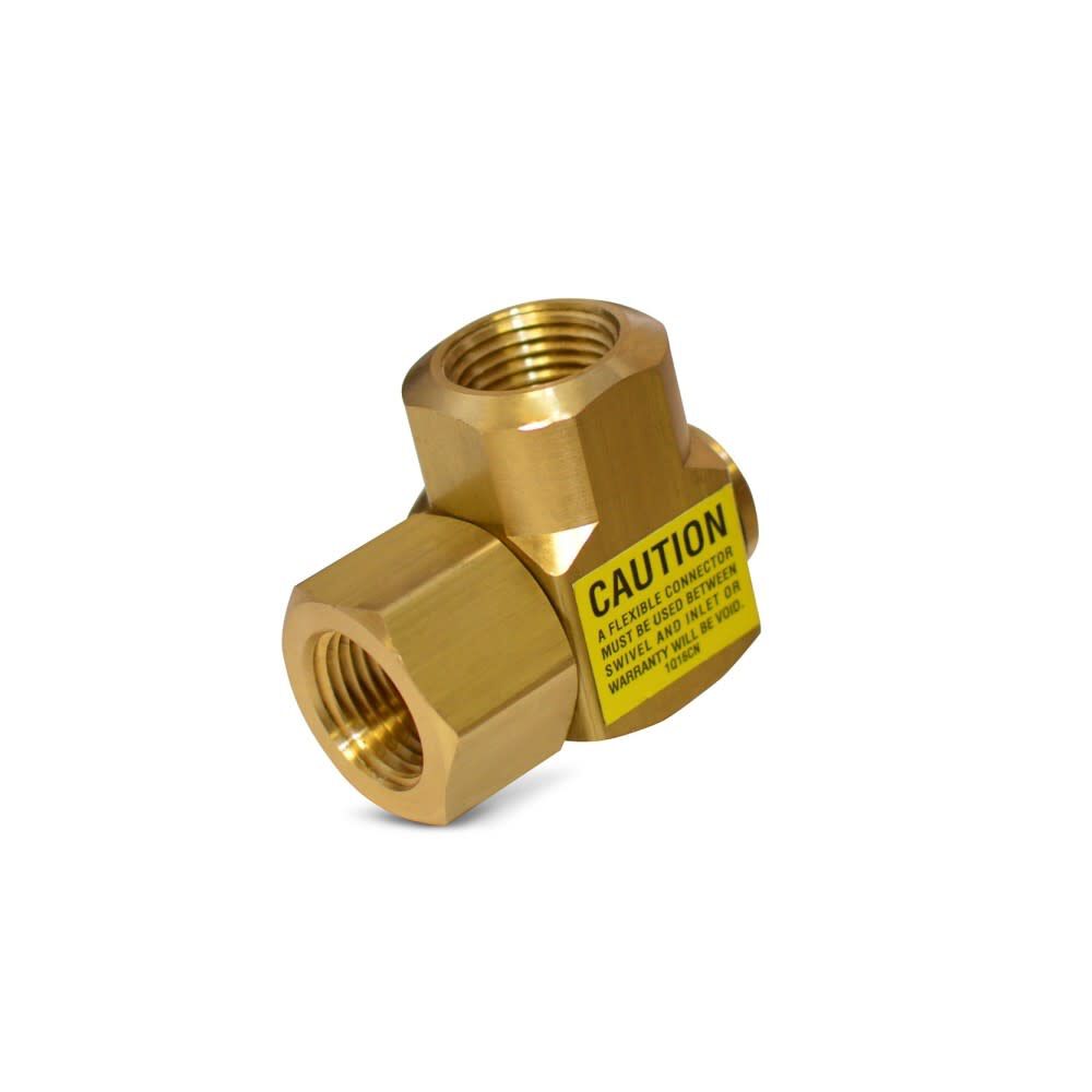 Coxreels 1/2in I.D. Brass Viton Seal Swivel, large image number 1