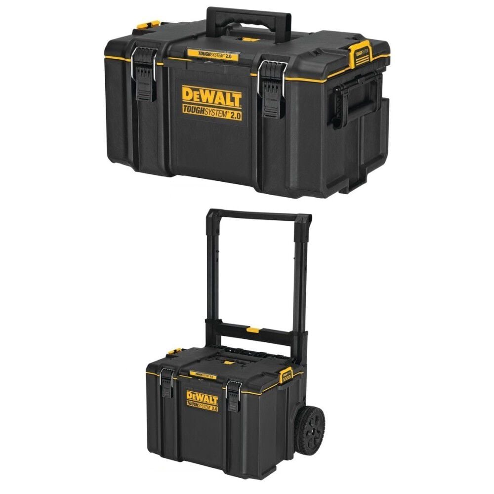 DEWALT ToughSystem 2.0 Large Toolbox & Rolling Toolbox Bundle – DEW000011305