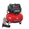 Porter Cable 6 Gallon 150 PSI Portable Electric Air Compressor and 18 Gauge Brad Nailer Combo Kit, small image number 1