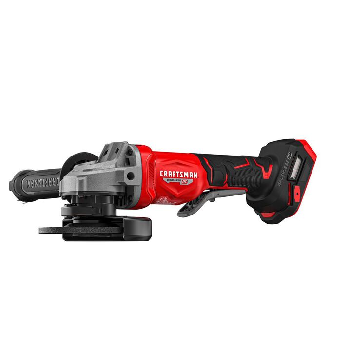 CRAFTSMAN Promotional 20V MAX 4-1/2 Inch Brushless Cordless Angle Grinder (Bare Tool), large image number 7