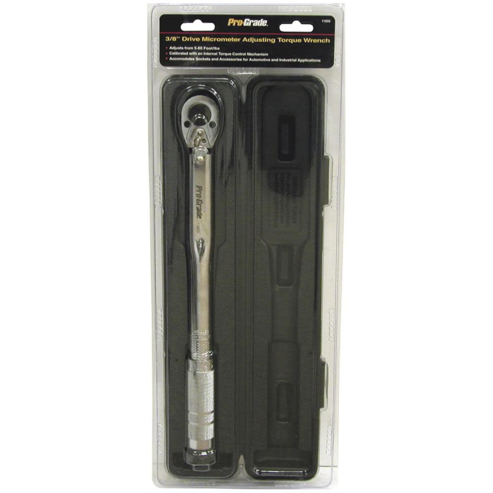 Allied International Prograde Micrometer Adjusting Torque Wrench 3/8In Drive, large image number 1