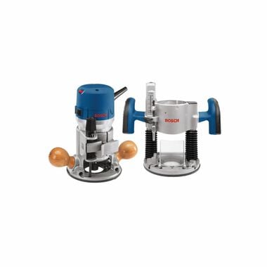 Bosch Reconditioned 2.25 HP Plunge and Fixed-Base Router Kit