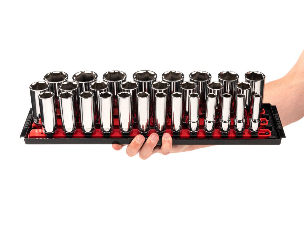 Tekton 1/2 Inch Deep 6 Point Socket Set, 29 Piece (10-38 mm), large image number 6