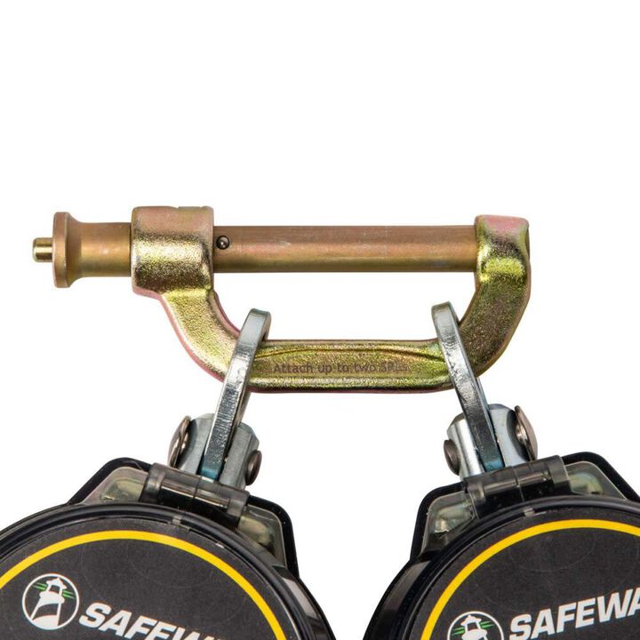 Safewaze Latitude Pro Arc Flash 7 Ft. Dual Web SRL-P: 9012 BWB, Alu Rebar Hooks, large image number 1