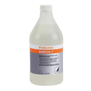 Walter SURFOX-T Weld Cleaning Fluid, 1-1/2 Liters