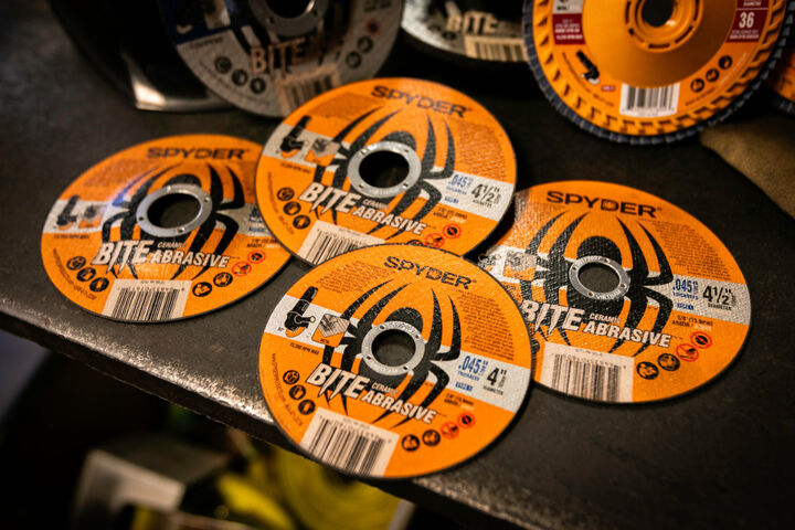 Spyder 4.5 Inch Ceramic Cut-Off Wheel, Type 1, 5/8 Inch Arbor, 0.045 Inch Thick, large image number 5