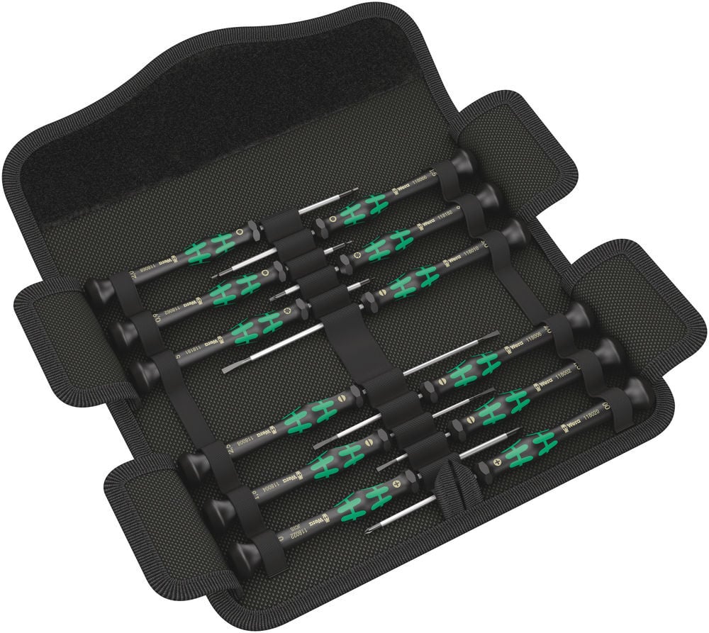 Wera Tools 12pc Kraftform Micro 12 Universal 1 Screwdriver Set, large image number 1