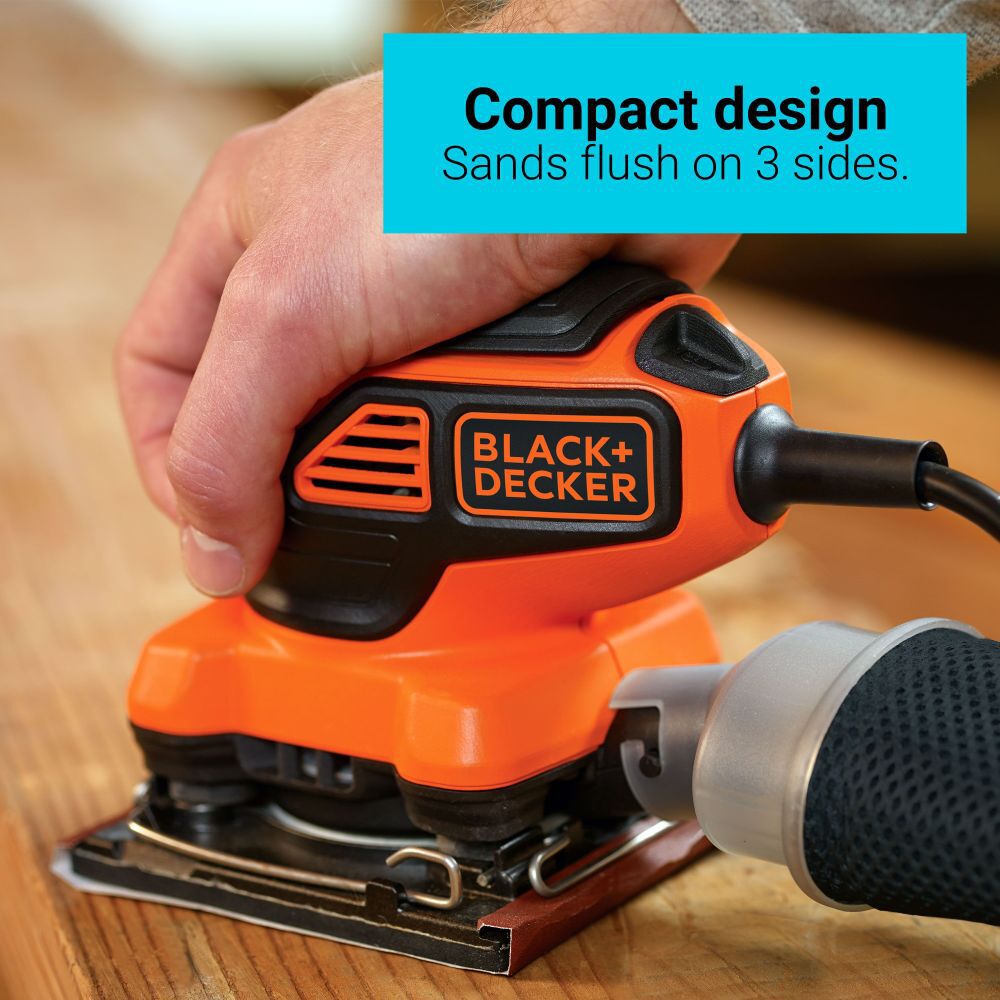 Black and Decker 2.0 Amp Electric 1/4 Sheet Orbit Sander BDEQS300