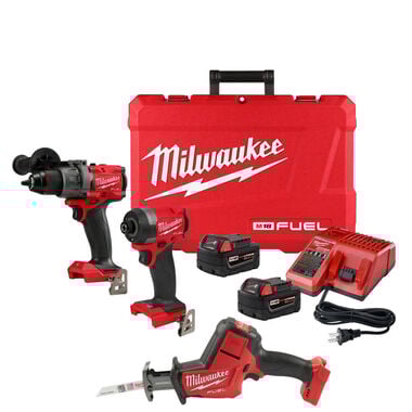 Milwaukee M18 FUEL 3-Tool Combo Kit Bundle