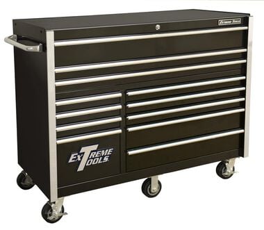 Extreme Tools 55 In. 12-Drawer Roller Cabinet - Black, large image number 0