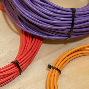 Klein Tools Cable Ties 11.5in Black 100pk, large image number 3