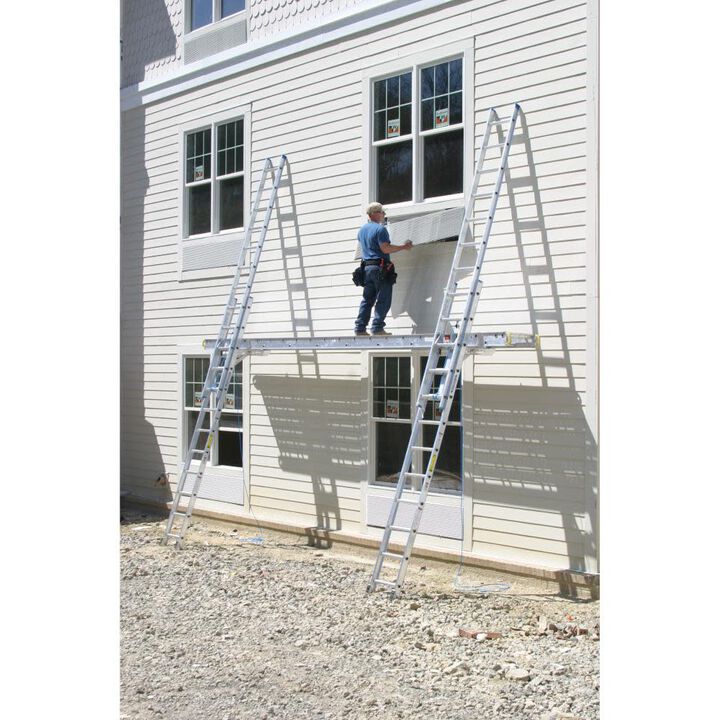 Werner Type I Aluminum Extension Ladder, large image number 8