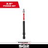 Milwaukee SHOCKWAVE 3-1/2 in. Impact Square Recess #2 Power Bit, small image number 1