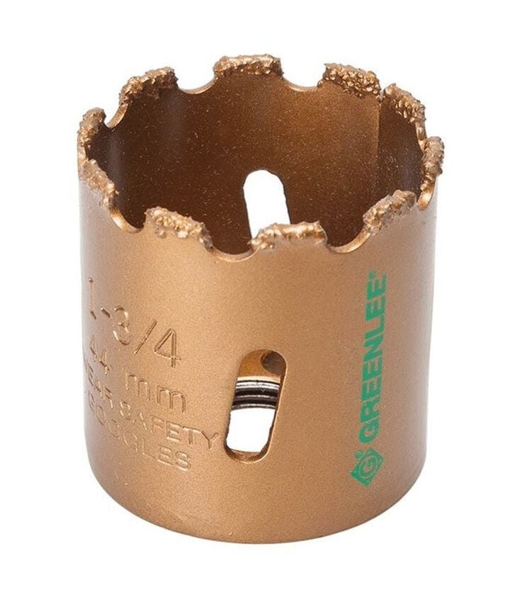 Greenlee 1-3/4 Inch Carbide Grit Hole Saw