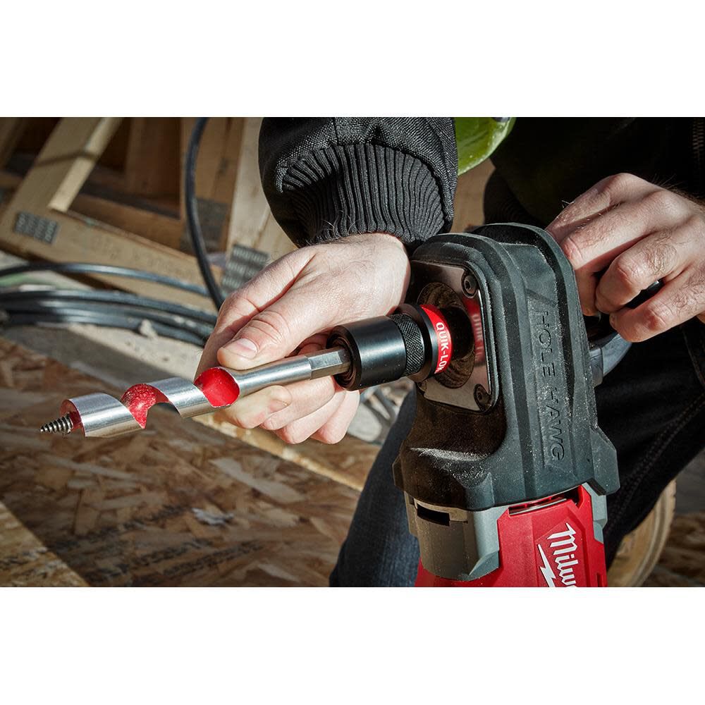 Milwaukee m18 fuel hole hawg quik lok right angle drill 2708 online